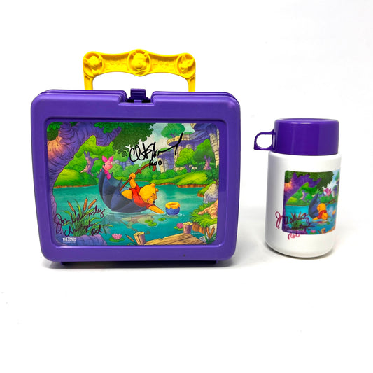 Vintage Winnie the Pooh Lunch Box Thermo Authopgrah Clint Howard Jon Walmsley