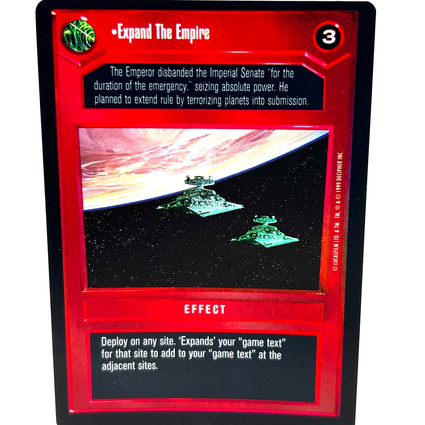 1999 Decipher Star Wars Expand The Empire Collectible Trading Card