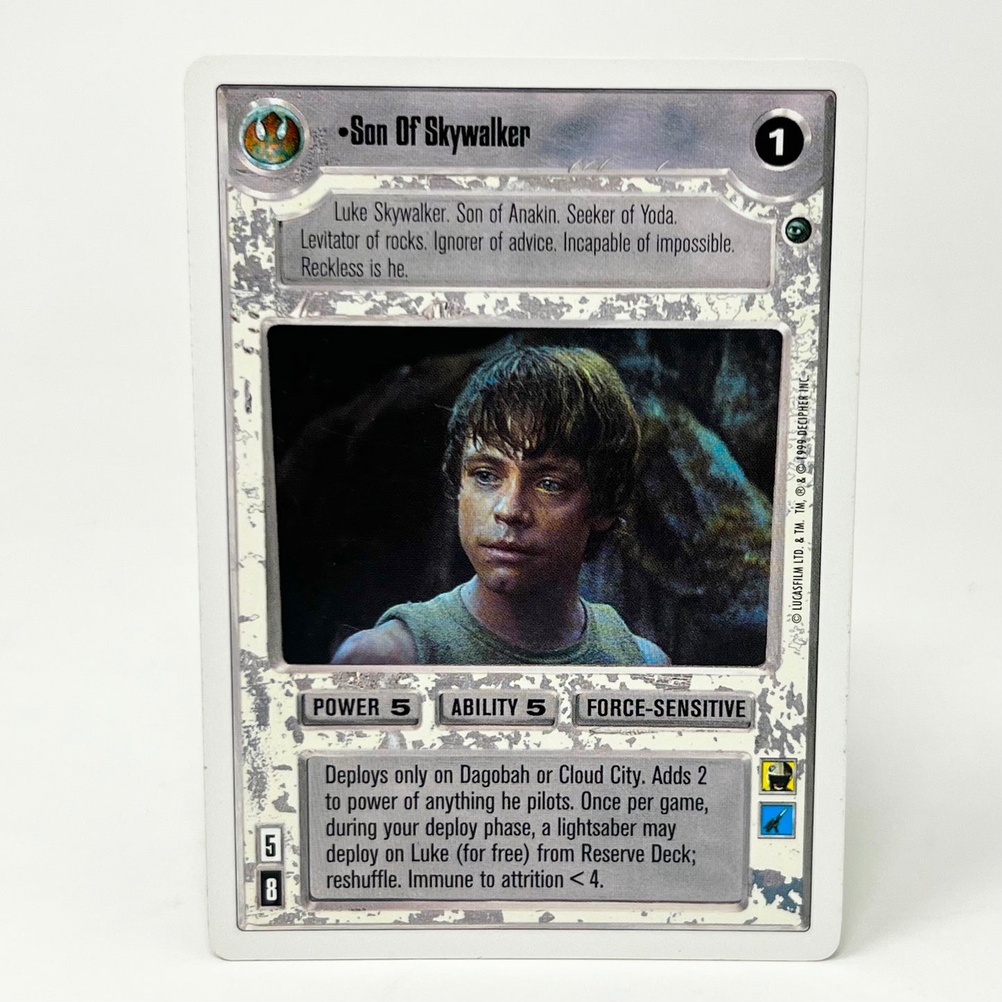 1999 Decipher Star Wars Son Of Skywalker Collectible Trading Card