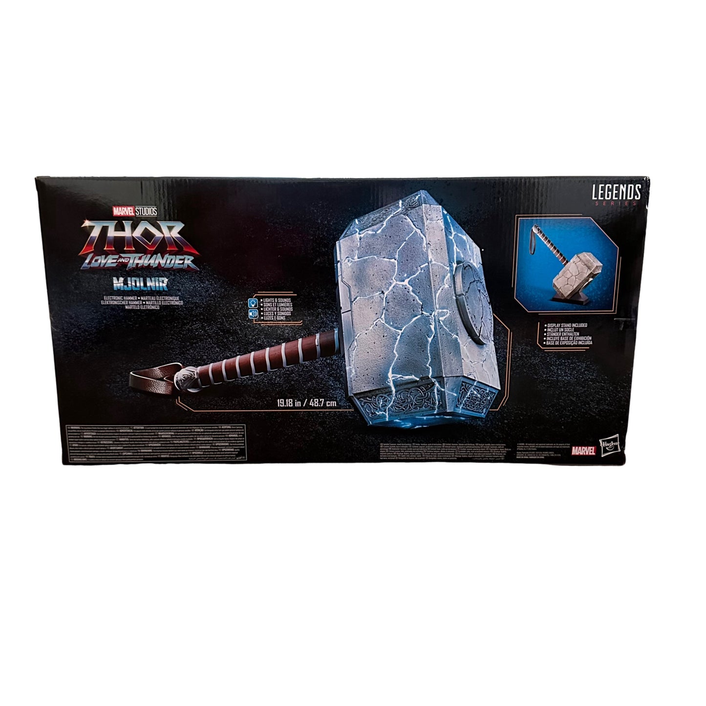 Marvel Studios Thor Love and Thunder Mjolnir Electric Hammer Lights Sounds