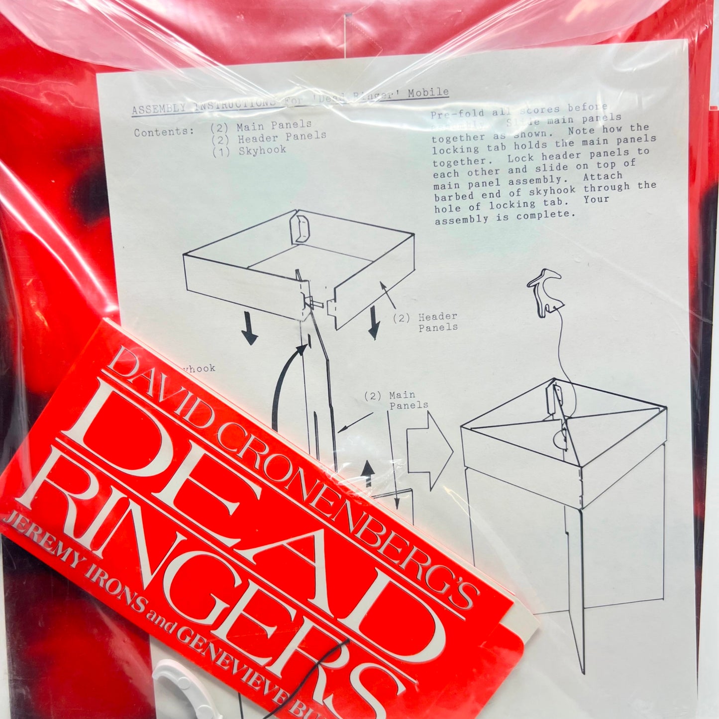 1988 Dead Ringers Authentic Promo Mobile Collectible Movie Memorabilia