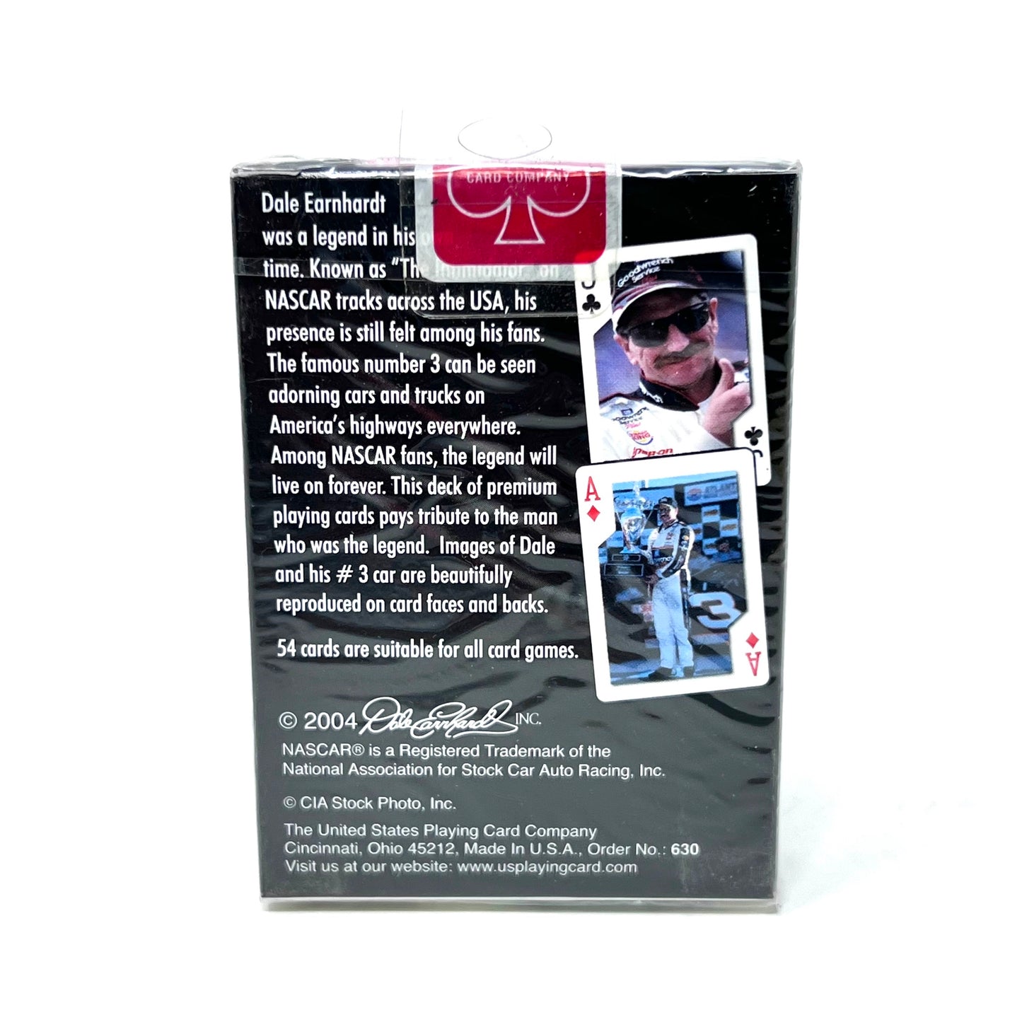 2004 Nascar Dale Earnhardt Playing Cards