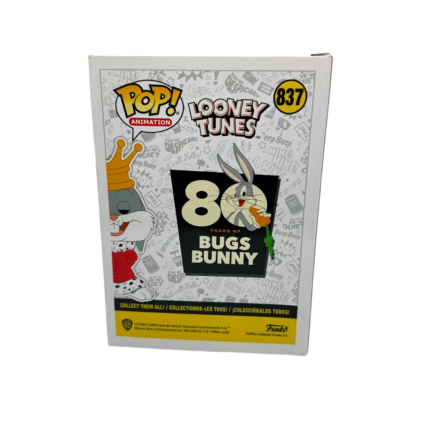 Funko Pop! Animation Looney Tunes 80 Years of Bugs Bunny King Vinyl Figure