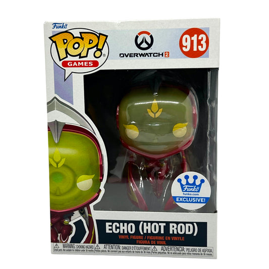 Funko Pop! Games Overwatch 2 Echo Hot Rod Funko Exclusive Vinyl Figure