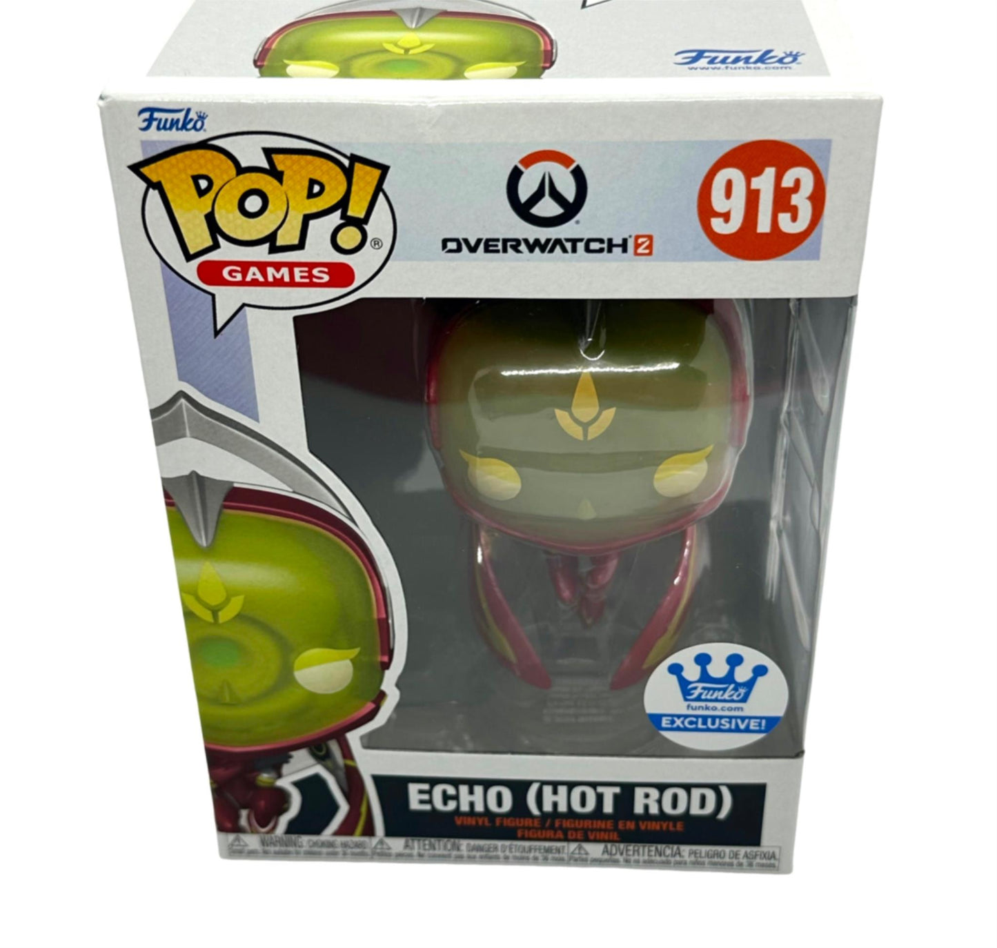 Funko Pop! Games Overwatch 2 Echo Hot Rod Funko Exclusive Vinyl Figure