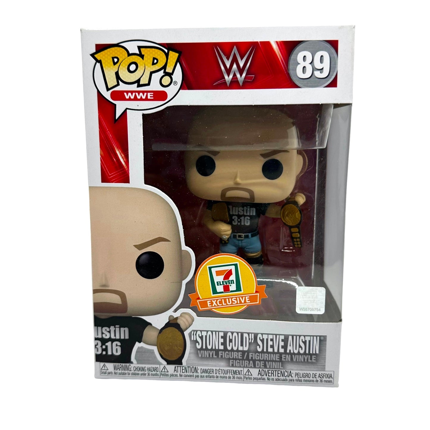 Funko Pop! WWE Stone Cold Steve Austin 7 Eleven Exclusive Vinyl Figure