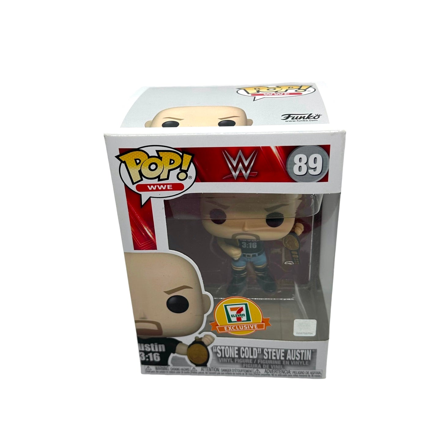 Funko Pop! WWE Stone Cold Steve Austin 7 Eleven Exclusive Vinyl Figure