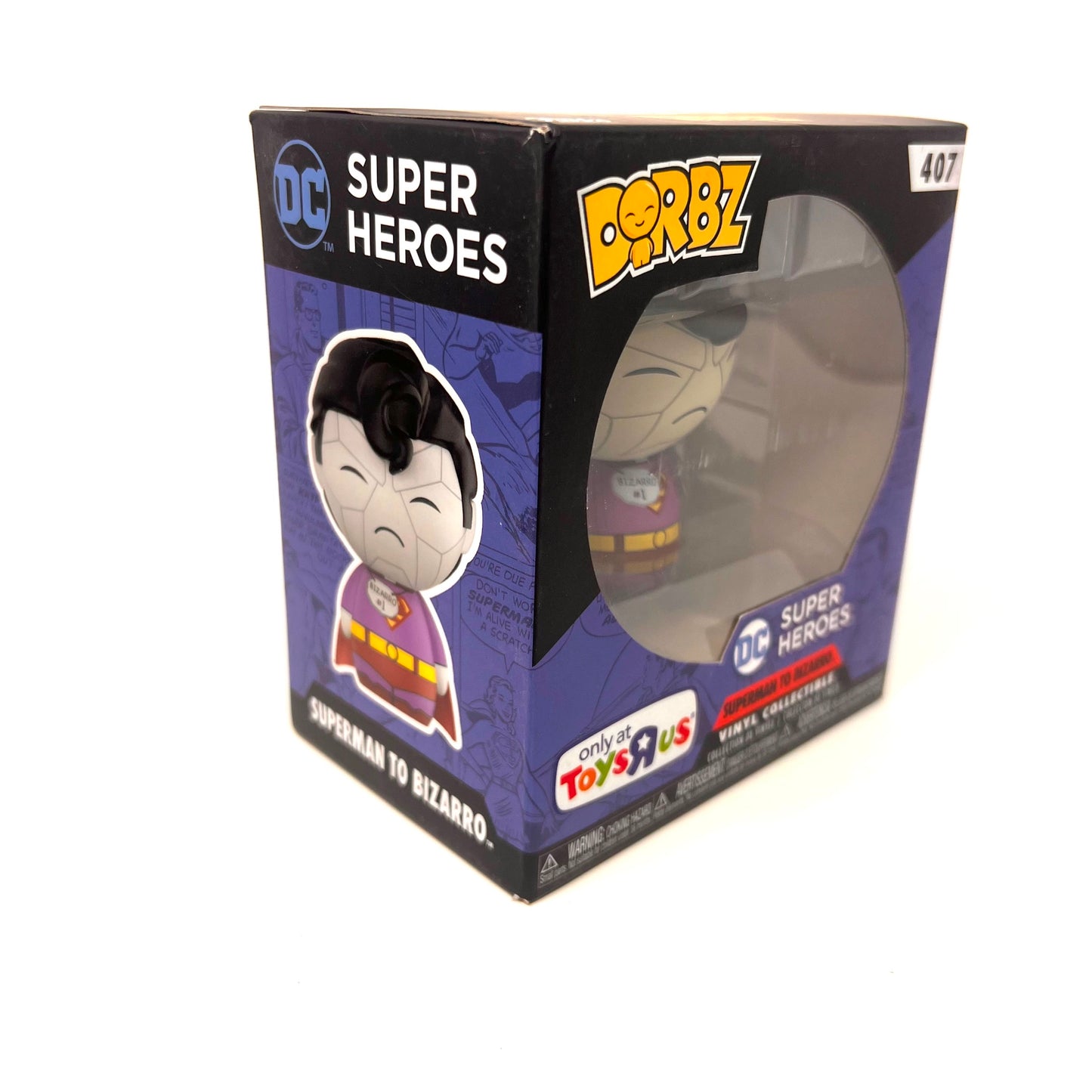 Funko Super Heroes Dorbz Toys R US Superman To Bizarro