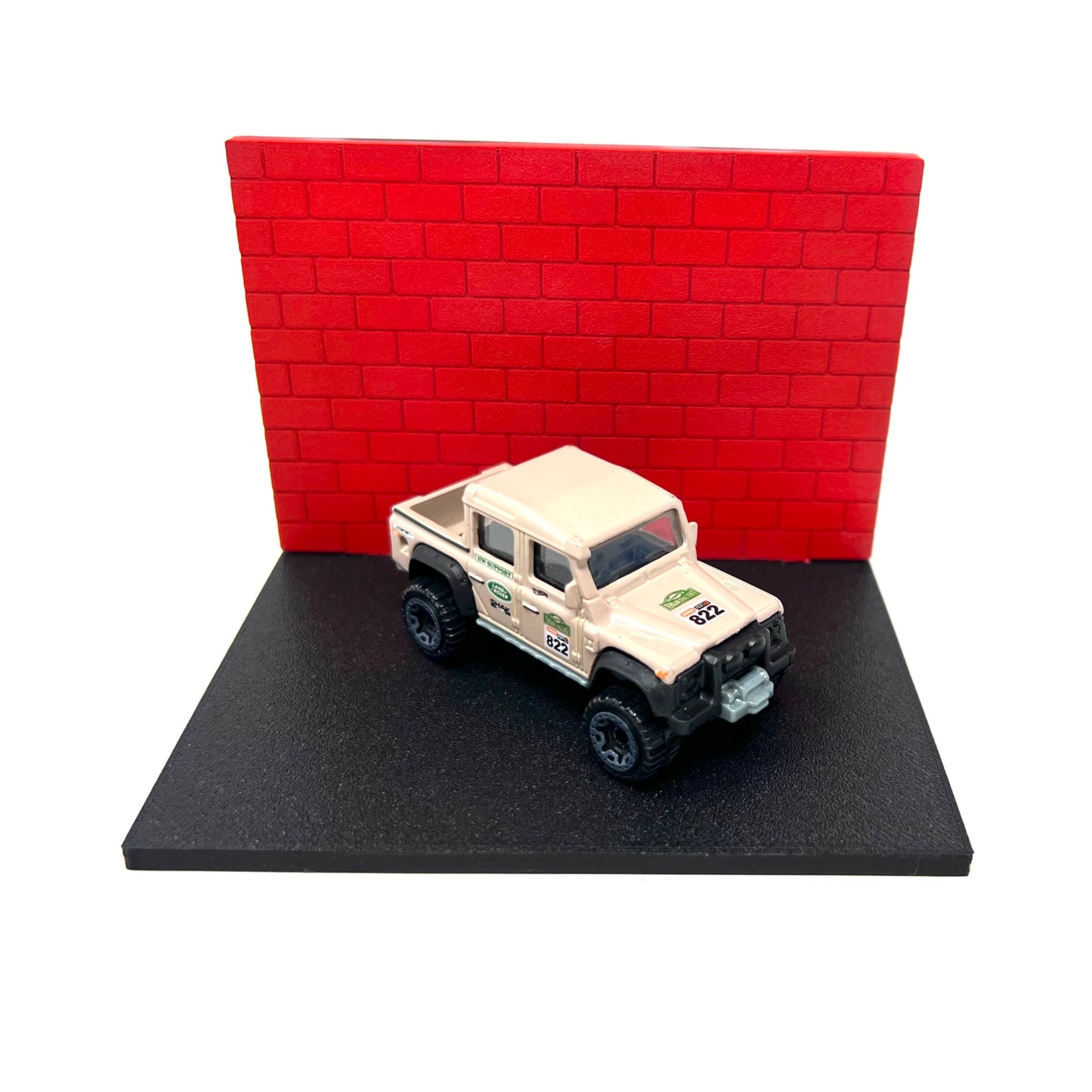 Diecast 1:64 1:55 Vehicle Car Diorama Brick Wall With Sidewalk