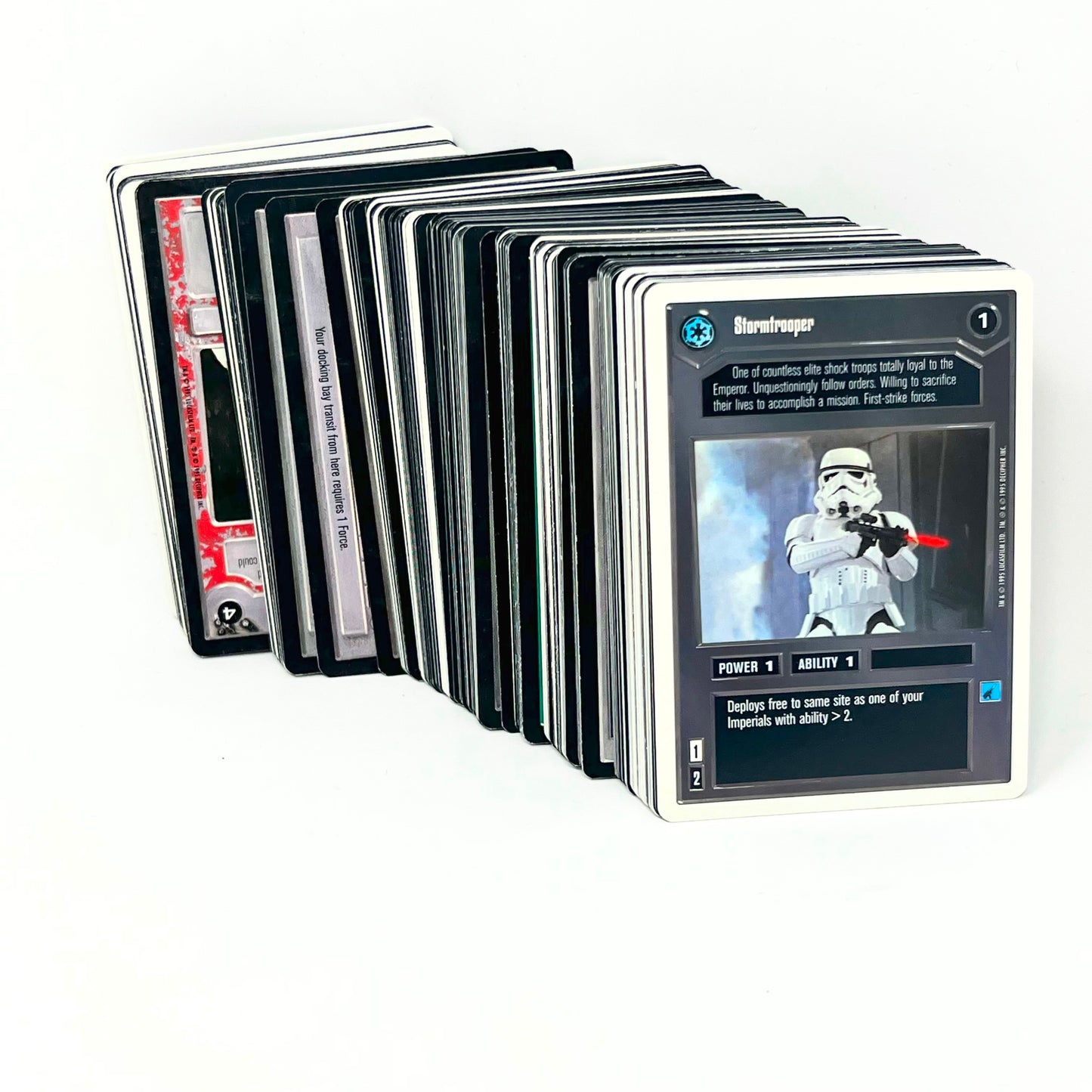 1995 Decipher inc. Star Wars Trading Card Lot of 91