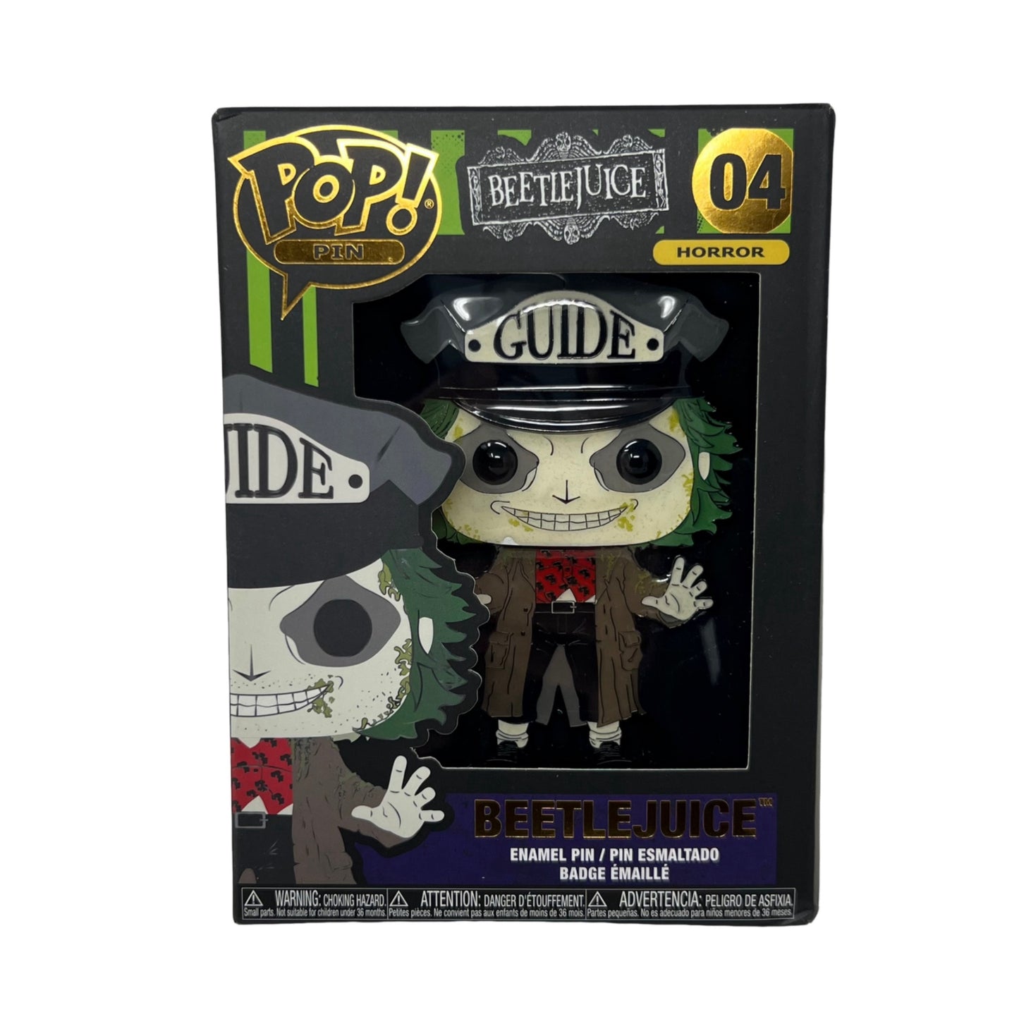 Funko Pop Pins Beetlejuice Horror  Enamel Pin