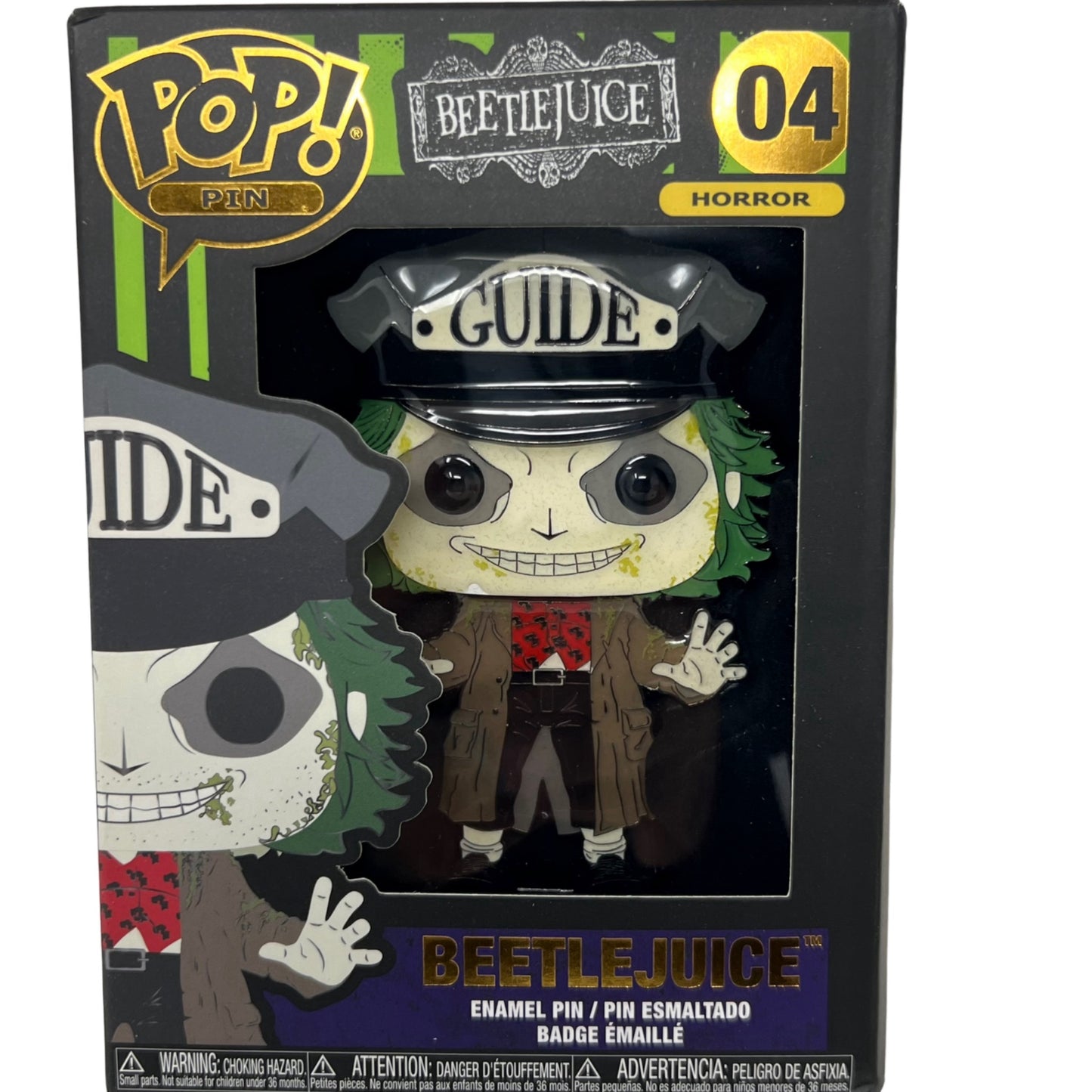 Funko Pop Pins Beetlejuice Horror  Enamel Pin