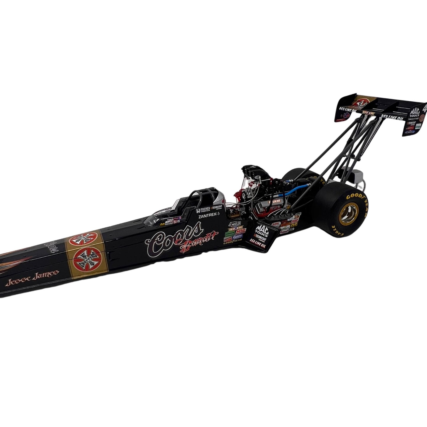 Milestone NHRA Coors Bandit Jesse James Top Fuel Dragster 1:16 Scale