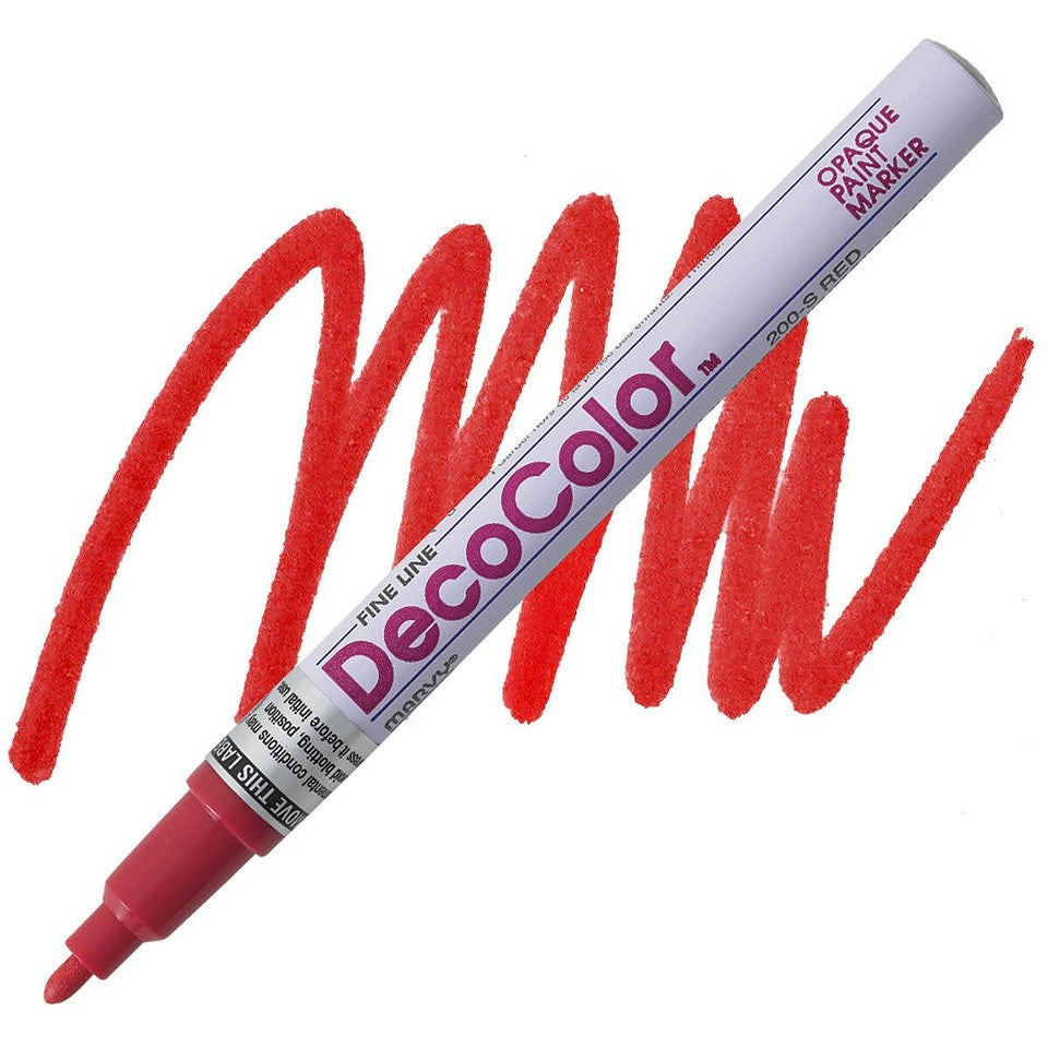 DecoColor Paint Marker Extra Fine Point Oil Base Multi Surface Art Paint