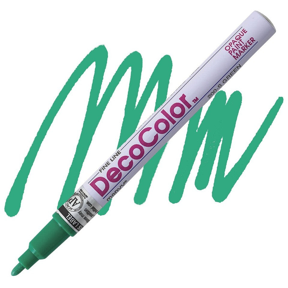 DecoColor Paint Marker Extra Fine Point Oil Base Multi Surface Art Paint