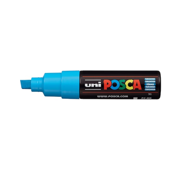 POSCA PC-8K Broad Chisel Tip Multi Surface Art Graffiti Marker